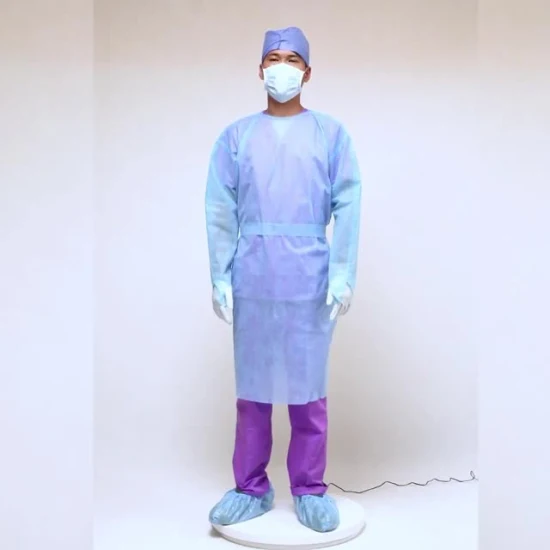 Medical Sterilized Hospital AAMI Level2, Level3, Disposable Surgical Gown