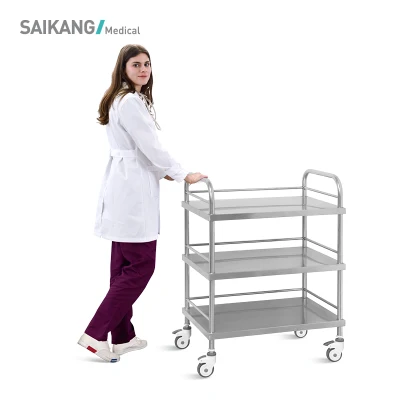 Skh004 ISO9001&13485 Factory Cheap Medical Trolly